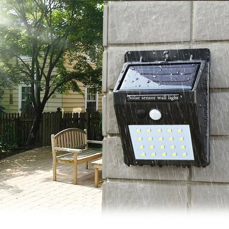 Solar Sensor Waterproof Wall Light